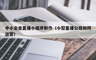 云浮中小企业直播小程序制作（小型直播公司如何运营）