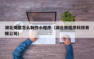 云浮湖北微信怎么制作小程序（湖北微程序科技有限公司）